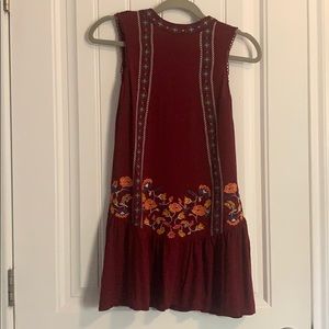 Maroon sundress